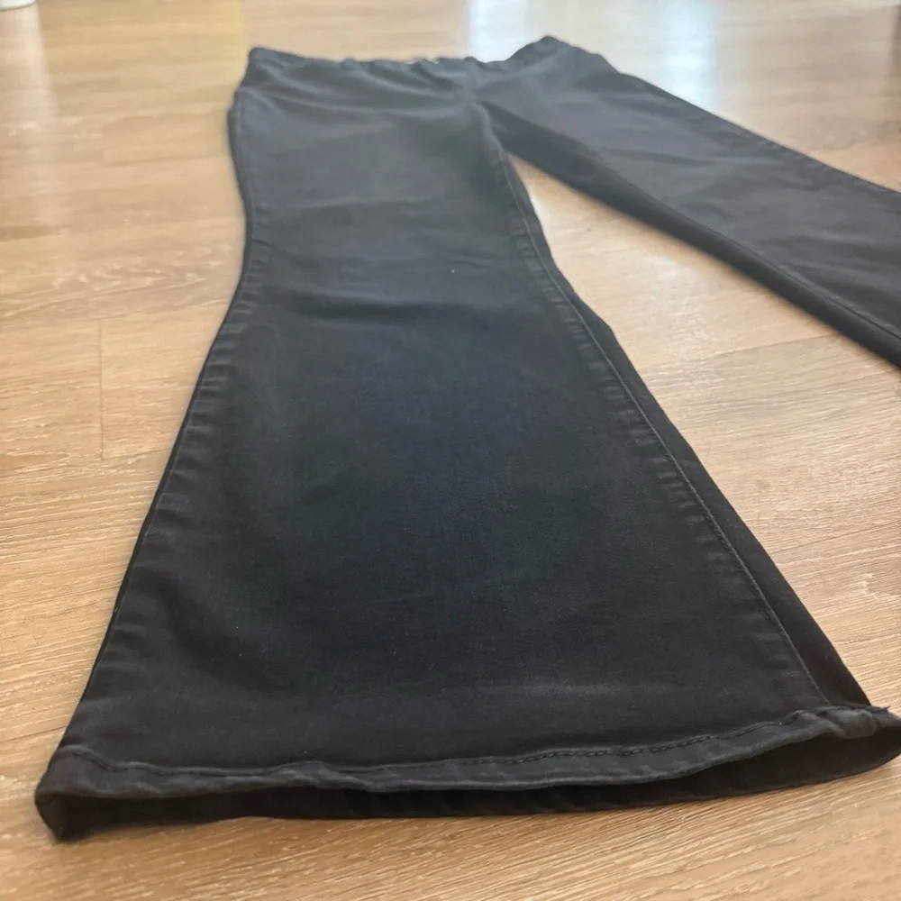 1822 Denim Women's Classic Black Wide Leg Jeans Size 12p/31 - Picture 5 of 8